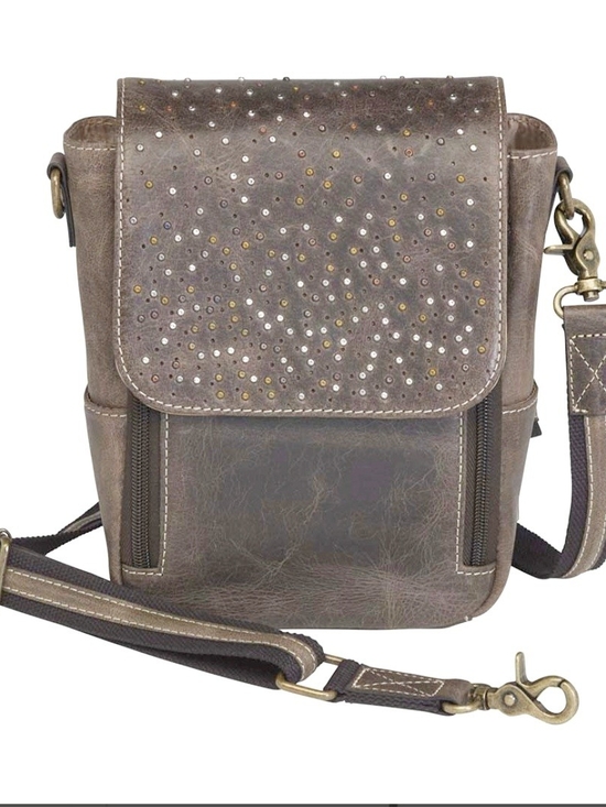 Gun Tote'n Mamas Handbags - Gun Tote'n Mamas Distressed Leather Conceal Carry Crossbody